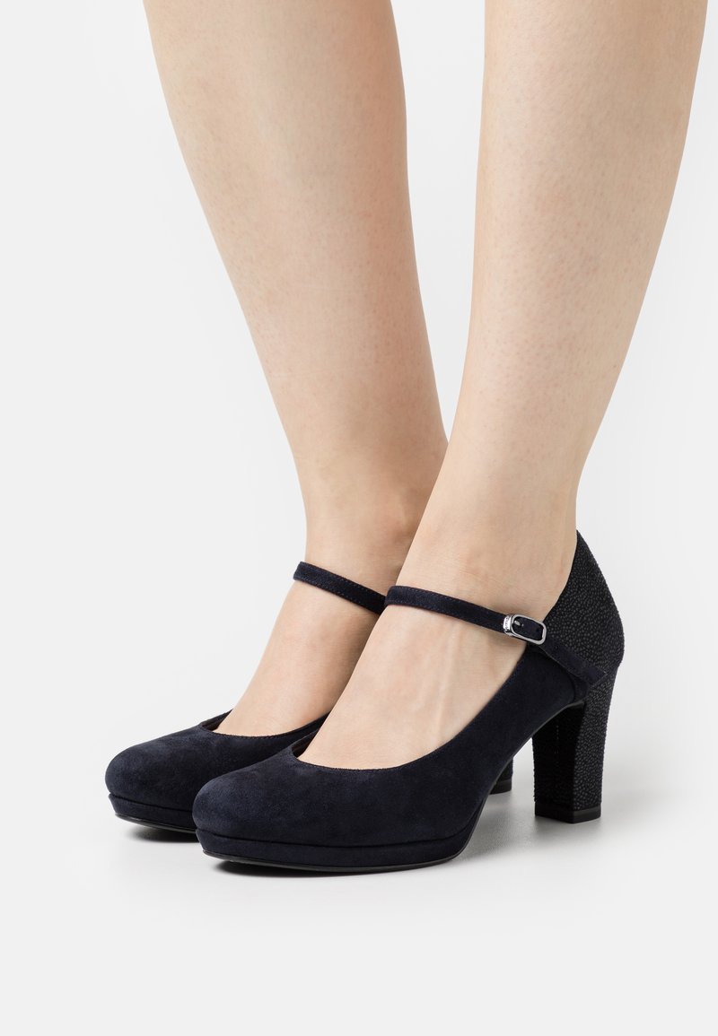 Tamaris Escarpins à Brides Escarpins - 24494-41 Femme Bleu