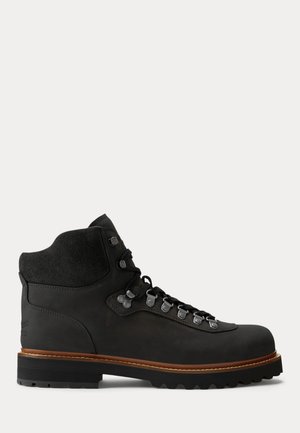 Polo Ralph Lauren, ALPINE LEATHER TRAIL BOOT - Lace-up ankle boots - black