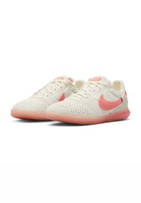 Nike Performance JR. STREETGATO - Chaussures de foot en salle - pale ivory/apricot agate