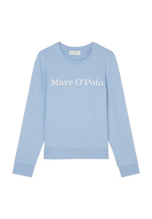 Marc O'Polo LOGO PRINT AT CHEST - Sweatshirt - fresh sky