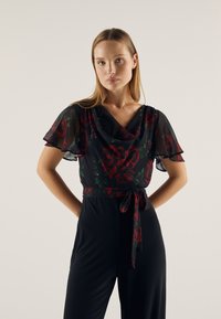 Anna Field - Jumpsuit - black/red Miniatuurafbeelding 1