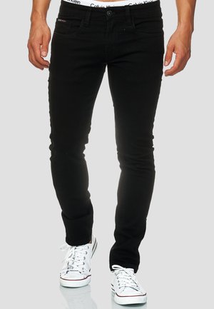 STRETCH - Straight leg jeans - ultra black