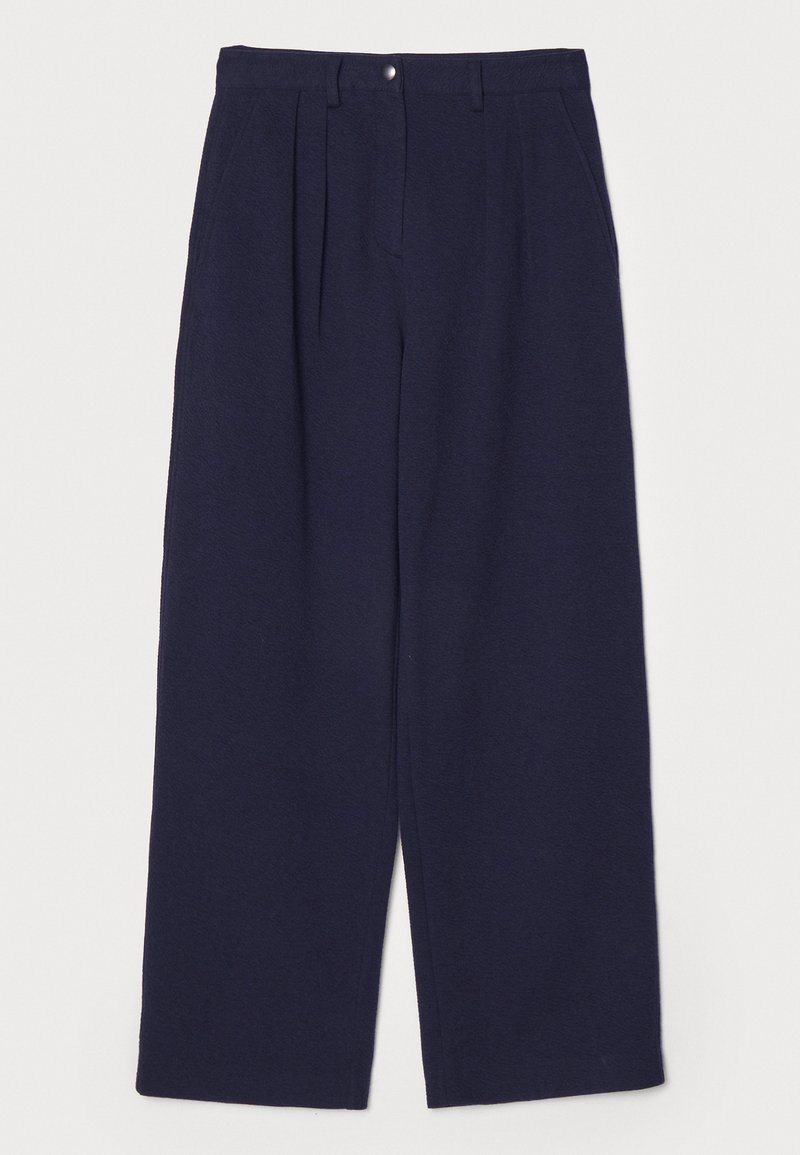 Proenza Schouler White Label Broek donkerblauw Proenza Schouler White Label Broek donkerblauw