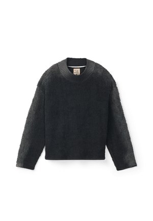 Suéter de forro polar - schwarz