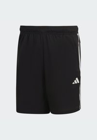 ESSENTIALS PIQUÉ 3-STRIPES - Pantaloncini sportivi - black / white