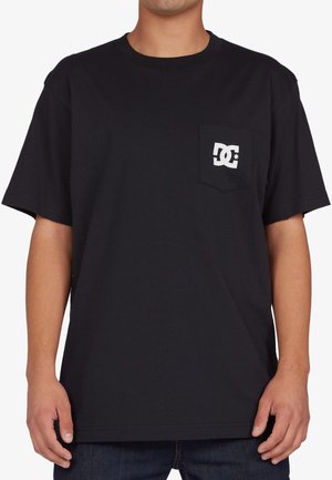 STAR POCKET - T-shirt z nadrukiem - black