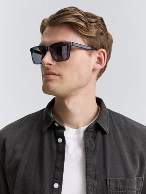 TOM TAILOR, TOM TAILOR EYEWEAR RECHTECKIGE SONNENBRILLE - Occhiali da sole - blau transparent