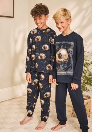 Next, 2 PACK SET - Nattøj sæt - black gold football