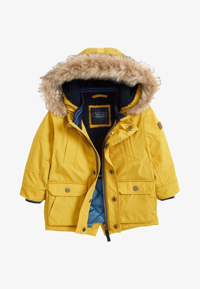 Next Winter coat - yellow