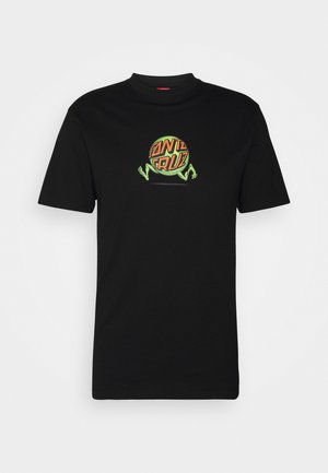 FISH EYE GUY UNISEX - Print T-shirt - black