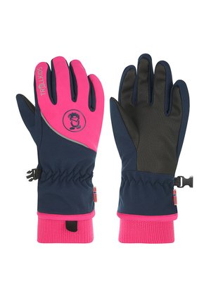 Fingerhandschuh - navy/magenta