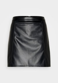 TOM TAILOR DENIM A-linjekjol - deep black