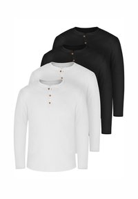 Unausgewählt, schwarz/schwarz/weiß/weiß