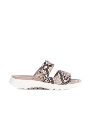 Mules - sand schwarz