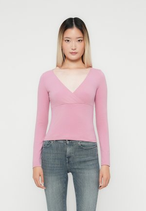 BASIC WRAP  - Top dugih rukava - pink
