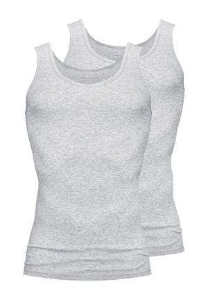 2ER PACK - Unterhemd/-shirt - light grey melange