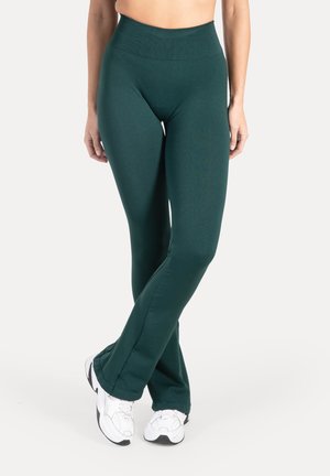 SCHLAGLEGGINGS FLARED SCRUNCH AYLIN - Leggings - petrol