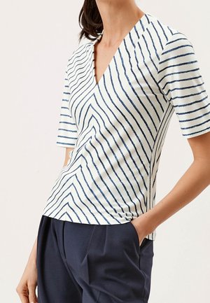 T-shirt med print - off-white