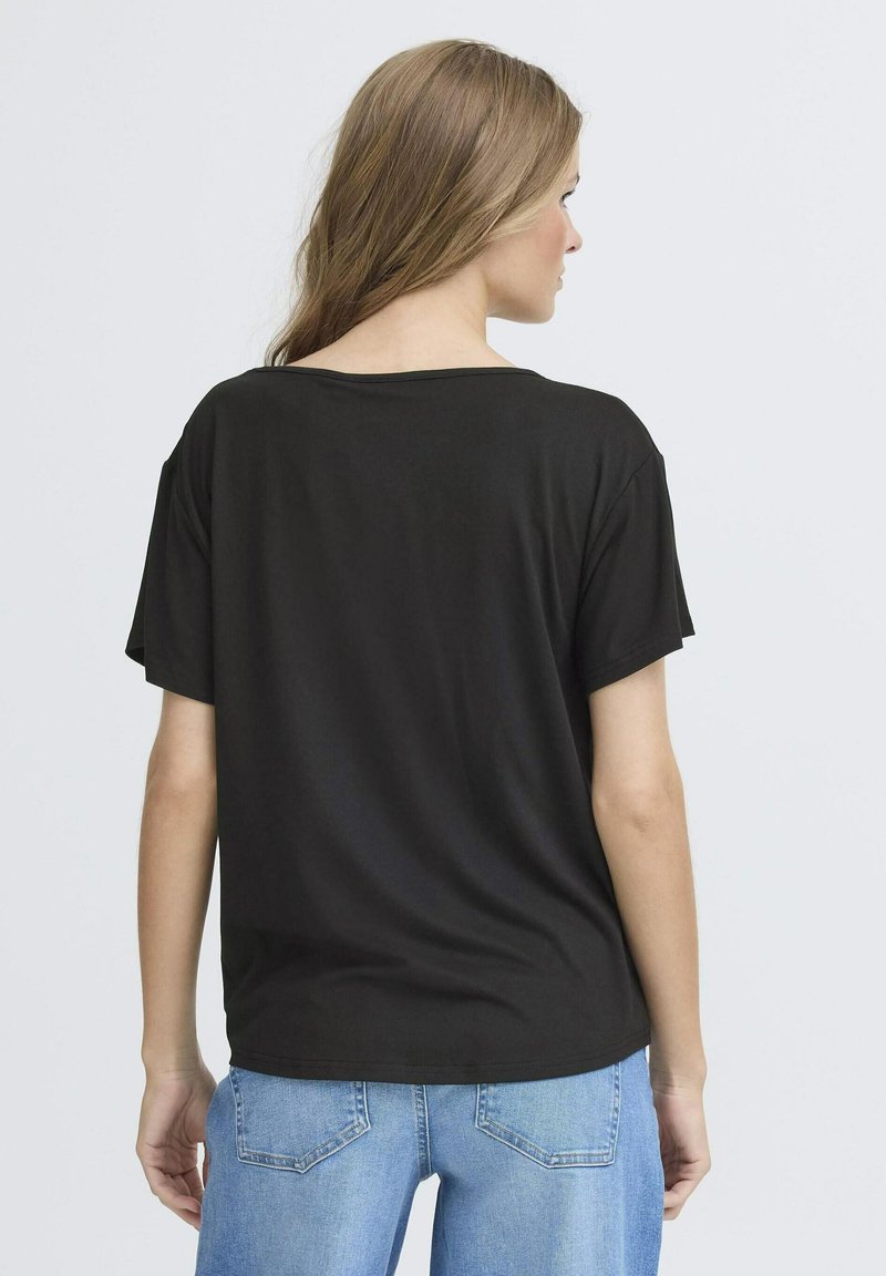 Beige HOMME T-shirt court basique en coton à Coupe Boxy et col rond
