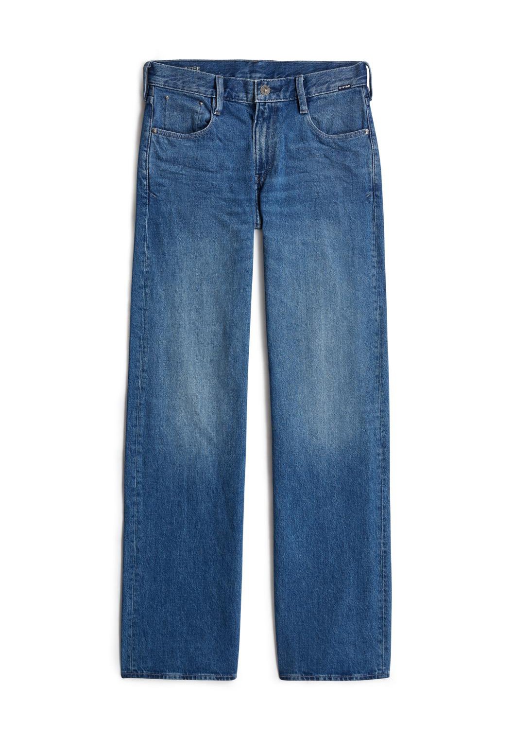 G-STAR JUDEE - Wijde jeans - faded harbor/blauw denim/bluedenim