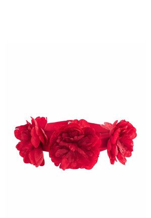 Next WIDE CORSAGE FLOWER  - Taillengürtel - red