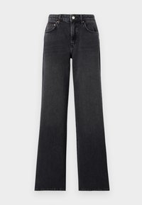PERFECT WIDE - Wide Leg - off black