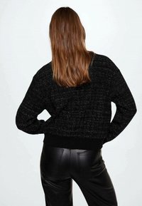 Mango Chaqueta de punto - black