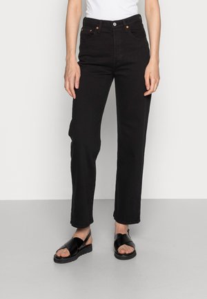 RIBCAGE STRAIGHT ANKLE - Straight leg jeans - black heart