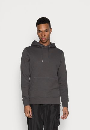 JJEORGANIC BASIC HOOD - Bluza z kapturem - asphalt