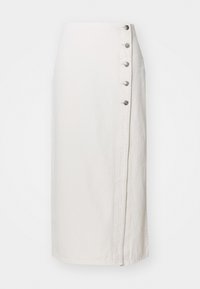ONLSILLA LONG SLIT SKIRT  - Jupe longue - ecru