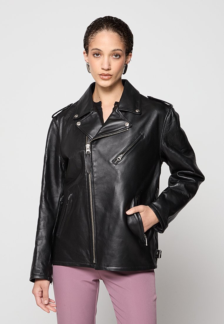 Schott Leren jas zwart