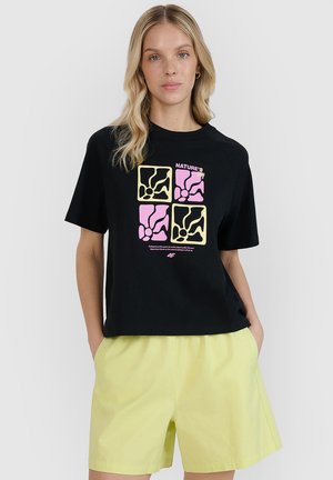 4F, - T-shirt z nadrukiem