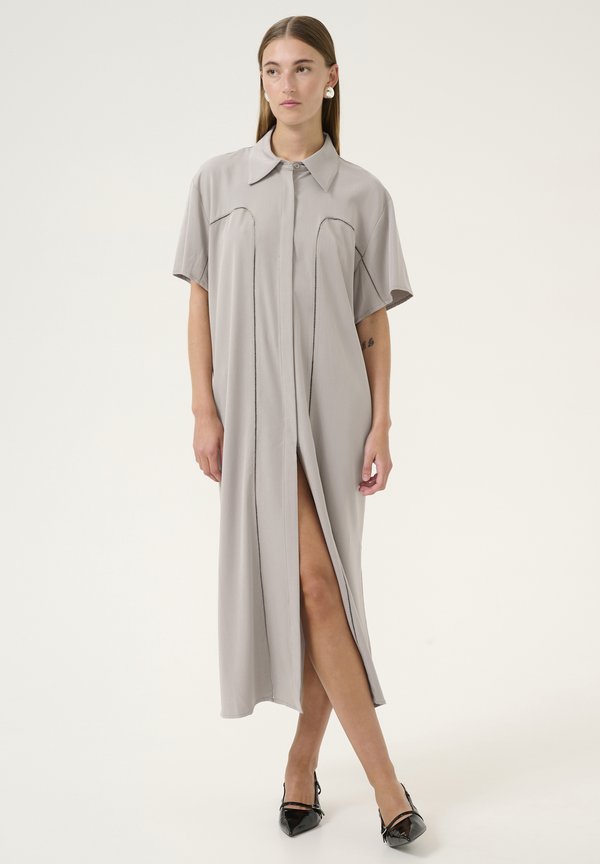 VELIA - Blusenkleid - flint gray