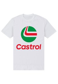 Henry Tiger CASTROL  - Triko s potiskem - white