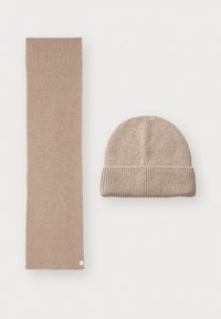 Becksöndergaard WOONA MIX SET - Huivi - dark beige melange