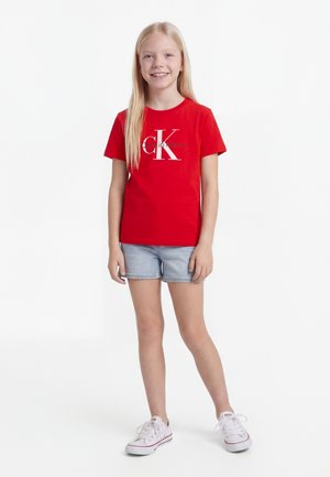 Calvin Klein Jeans MONOGRAM UNISEX - T-shirts med print - red