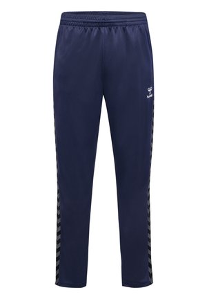 Hummel HMLAUTHENTIC PL - Tracksuit bottoms - marine