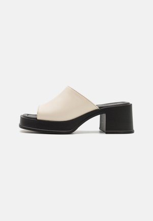 Zign, Mules à talons - off-white
