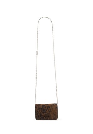 Cross body bag - leopard brown