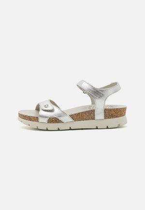 Panama Jack SULIA SHINE  - Platform sandals - plata/silver