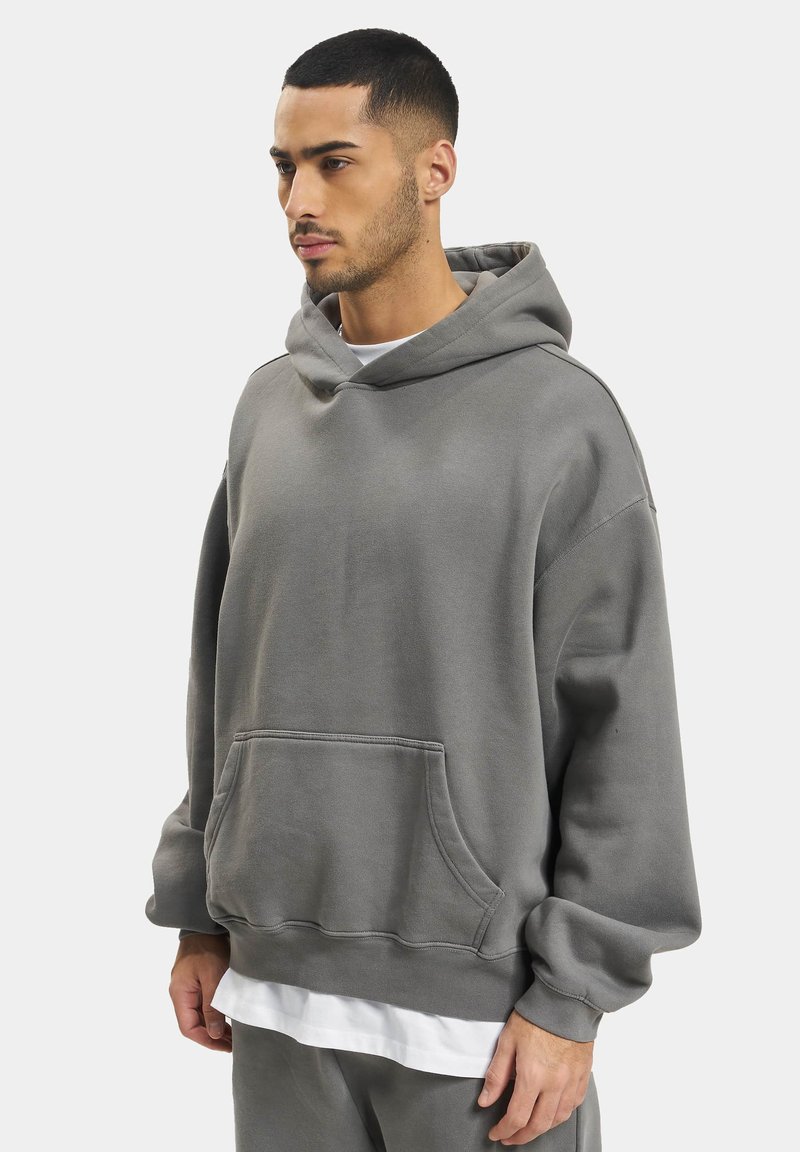DEF HERREN - Hættetrøje - anthracite washed