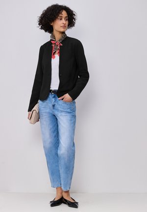 Street One MIT STRUKTUR - Blazer - schwarz