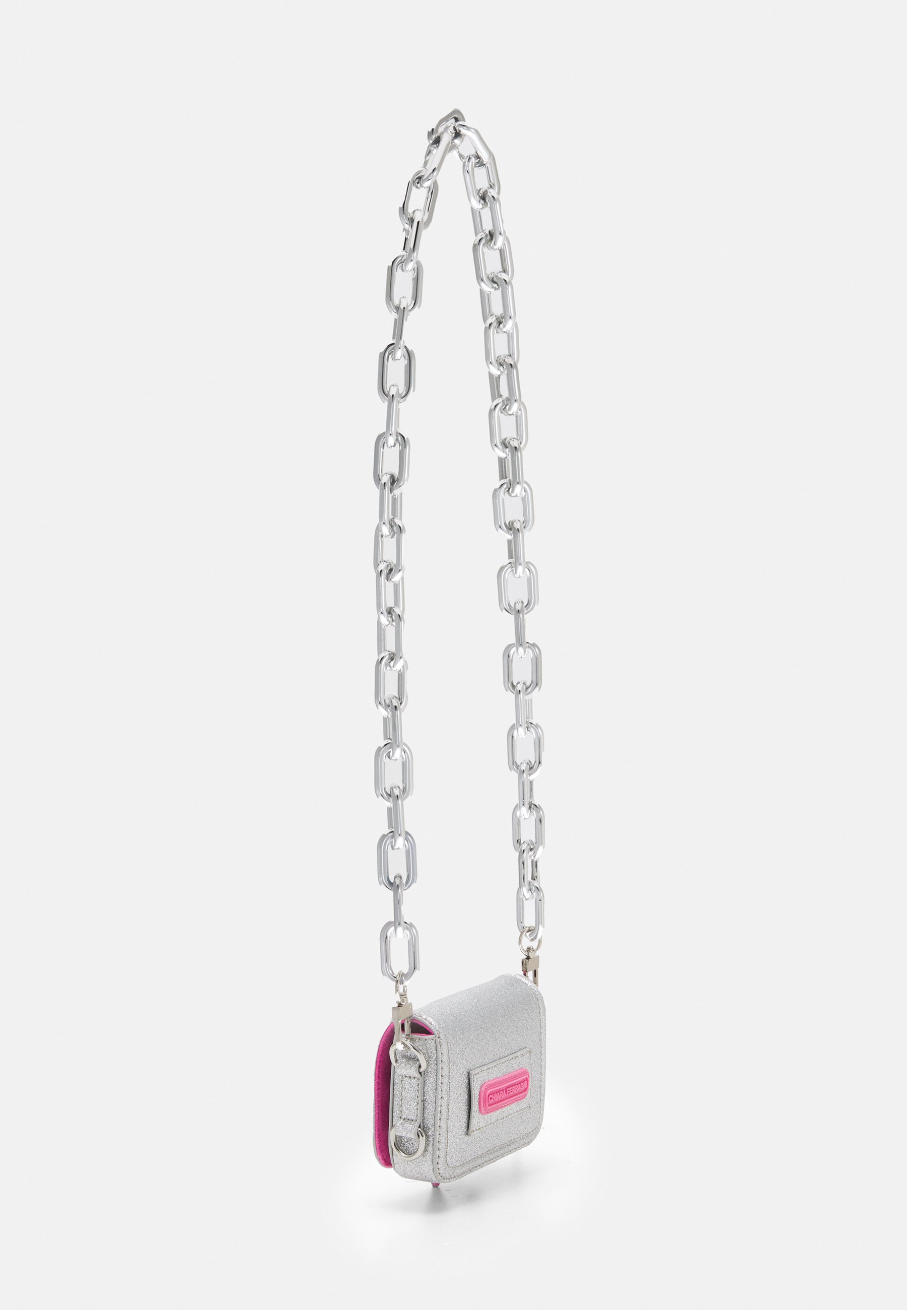 CHIARA FERRAGNI MINI EYELIKE BAG - Borsa a tracolla -  silver-coloured/argentato - Zalando.it