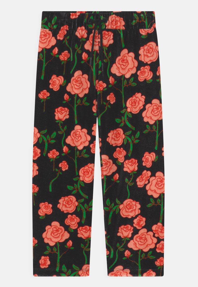 Ruffle Trausers Roses Mini Rodini ROSES TROUSERS - Trousers - black - Zalando.de