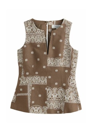 Next, Top - chocolate brown