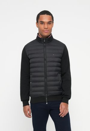 MIX MEDIA STAND COLLAR - Overgangsjakke - black