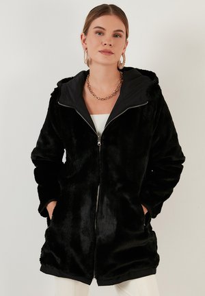 REGULAR FIT REVERSIBLE - Abrigo de invierno - black