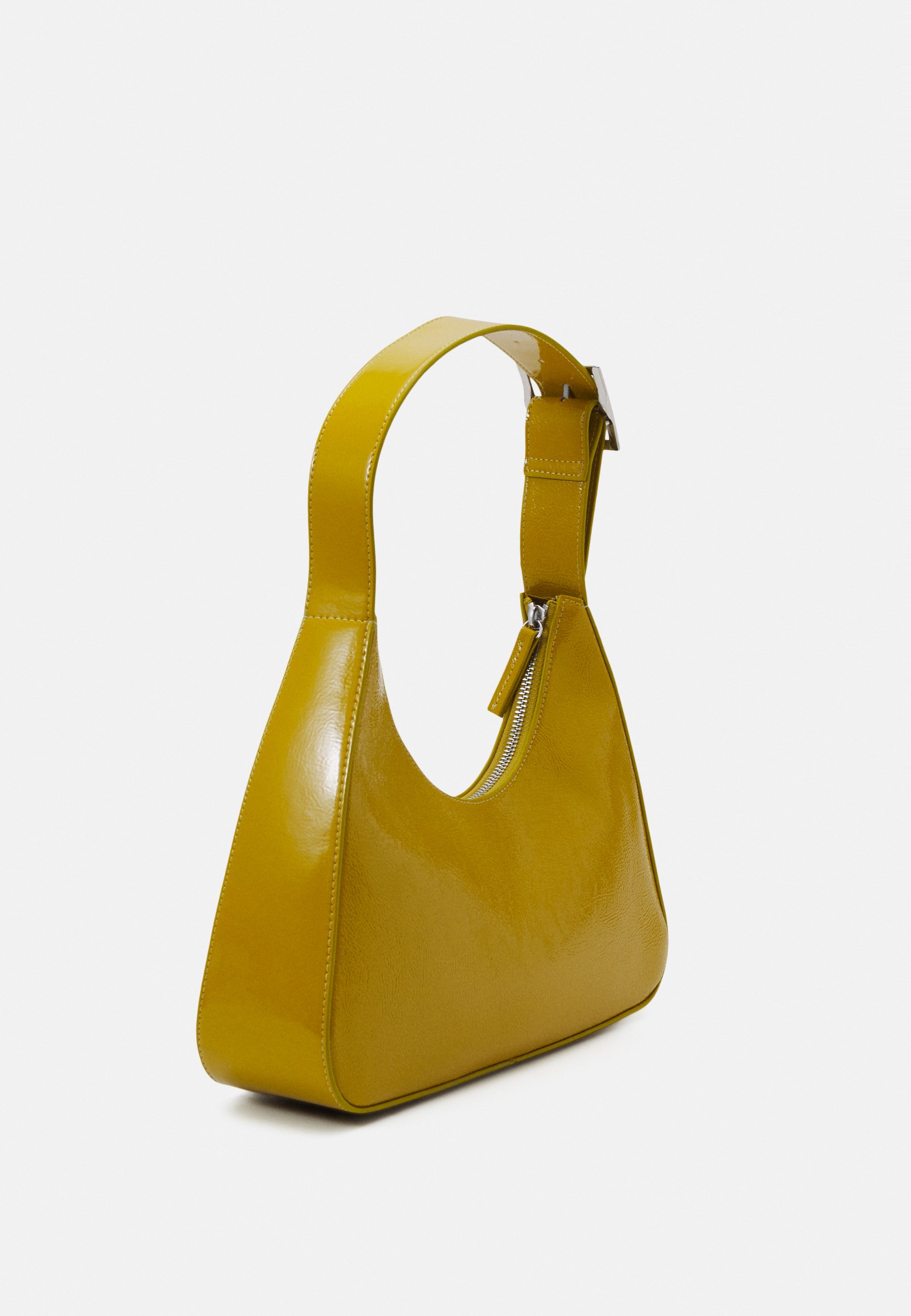 Monki HAYDEN BAG Håndveske khaki patent Zalando.no Monki HAYDEN BAG Håndveske black Zalando.no