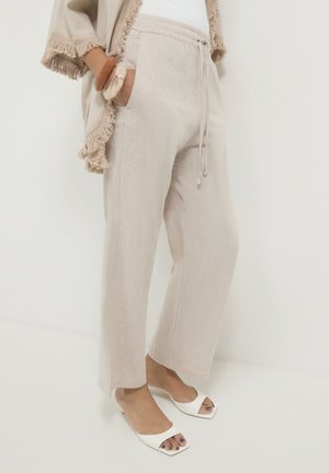 Trousers - avorio melange