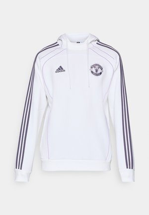 adidas Performance MANCHESTER UNITED URBAN PURIST HOODIE - Klubbklær - white